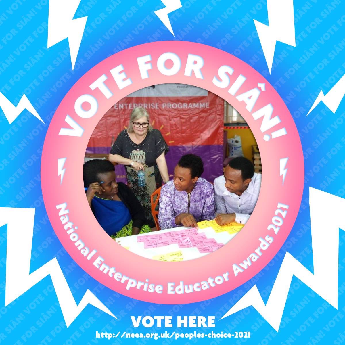 nickyevansbsl's tweet photo. Please vote for @SianeP in the National Enterprise Educator Awards. I had the pleasure to work with her as a BSL interpreter and watched her ensure everyone was included so effortlessly. She so deserves this recognition so please help her win! #EEUK #NEEA21 https://t.co/sU775U4aSl