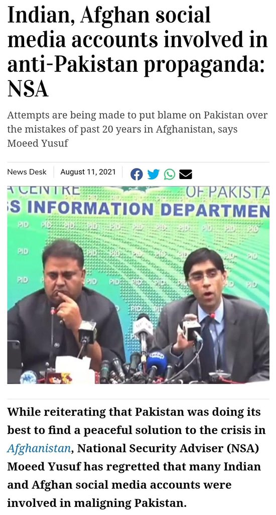 Zarifa_Ghafari's tweet photo. Moeed Khan;
After this, you do not need to deceive the world by using nonsense such as India's involvement. Here, we are Afghans who will not fall victim to your games after this and we will shout with all our might that: #SanctionPakistan #SanctionPakistan and #SanctionPakistan https://t.co/ljDVGjMjah