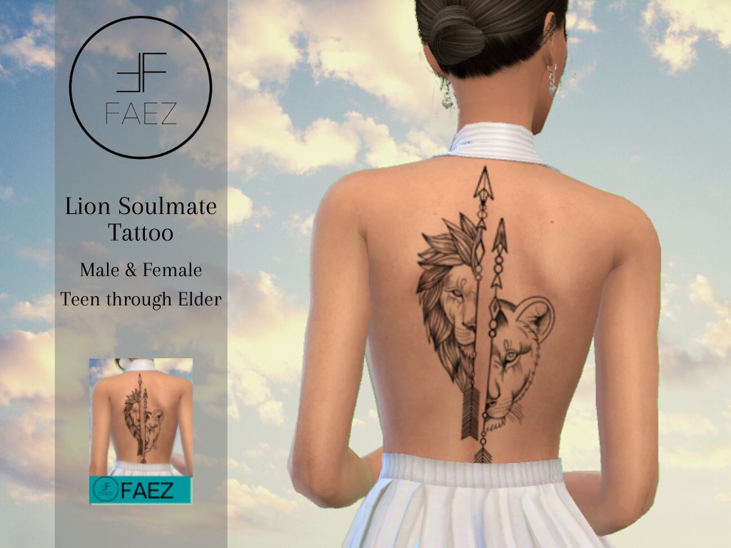 🪐 Lion Soulmate Tattoo 🪐
Available on Patreon and TSR!

#sims4 #sims #sims4cc #sims4ccfinds #sims4customcontent #thesimsresource #thesims4 #s4cc  #sims4cas #thesims4ccfinds