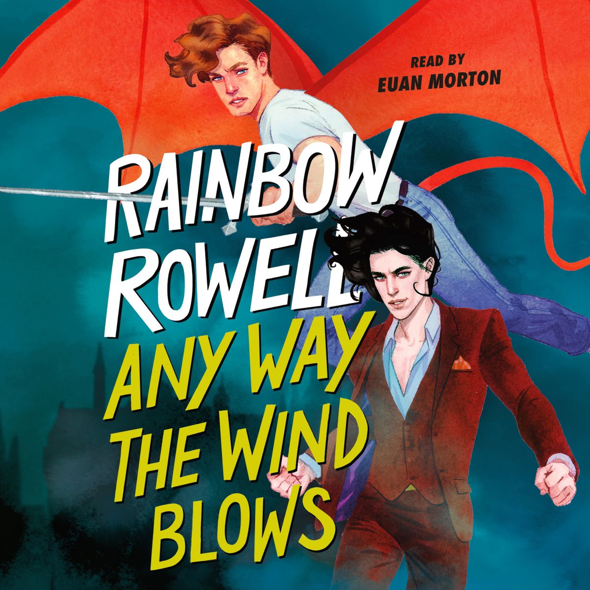 The conclusion to the Simon Snow trilogy, ANY WAY THE WIND BLOWS by #RainbowRowell is an #AA2022 nominee this week! Euan Morton's narration perfectly captures Simon &amp; friends' most exciting &amp; heart-wrenching adventure yet. <a href="/MacmillanAudio/">Macmillan Audio</a> bit.ly/3sj28Et #EuanMorton