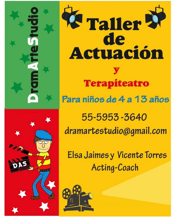 dramartestudio's tweet photo. Taller deActuación Niños de 3 a 5 años y 6 a 12 años (9 a 1.30pm)
Enfoque en Emociones y Pensamiento matemático
 Adolescentes  de 13 a 17 años Taller de Actuación y Cuento
De 3 a 5:30pm
Presencial
Inicio sábado 28
CUPO LIMITADO 
Con todas medidas de sanitización
Tel. 55-5953-3640 https://t.co/flsMquLmqp