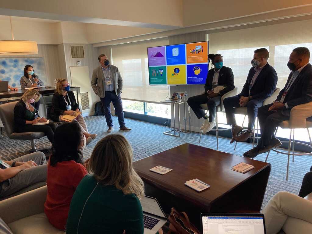 DigitalPromise's tweet photo. That’s a wrap for Digital Promise at @asugsvsummit! Thanks to our team and all who participated. We look forward to strengthening our partnerships with communities and practitioners across the country to promote powerful, lifelong learning. #ASUGSVSummit https://t.co/KO7htkodWO