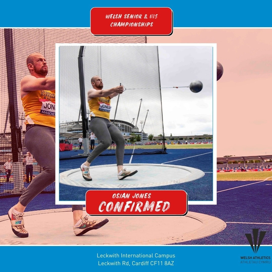 WelshAthletics's tweet photo. 𝗝𝗨𝗦𝗧 𝗜𝗡!! 
[Take 2 🙃]

We are delighted to welcome the Hammer  Welsh record holder @OsianDwyfor who will be competing at this Year's #2021WelshChamps !!

@bbcsportwales @Dai_Sport_ @sportwales

#Represent #HigherLongerFaster #Championships #ListenEngageRepresent https://t.co/T1h2DLaA8G