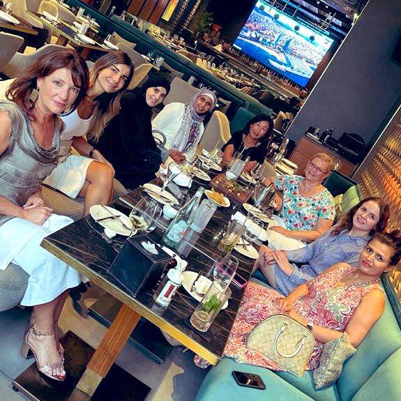 MarcyGrossman's tweet photo. Great to hang out with some of the warriors of @CanadainUAE. These women are the 24-7, 365, always on and always present miracle workers for Canada. Grateful to all of you ❤️🇨🇦 https://t.co/6W7QU3ZOzl