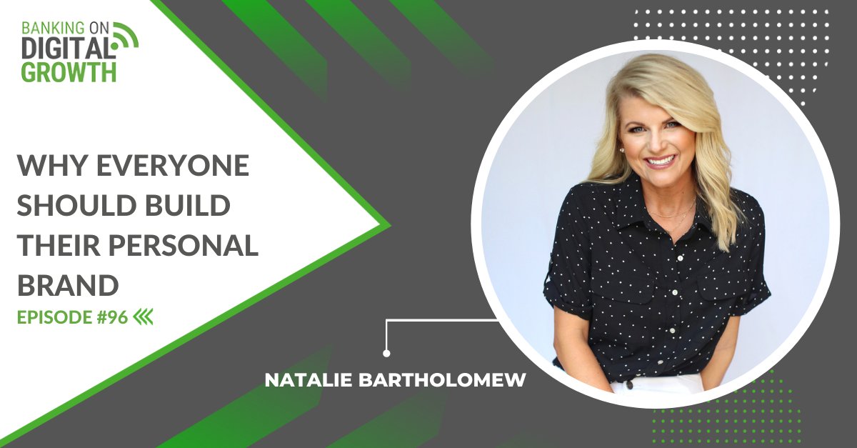 "People bank with people, not with banks. As a banker, there's an immense amount of opportunity there to establish yourself as a trusted individual in that space." via the Girl Banker <a href="/nwbartholomew/">the Girl Banker</a> on the <a href="/dgisocial/">Digital Growth</a> #podcast 
bit.ly/34NpYhT