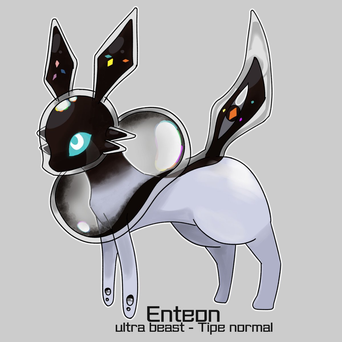 Generation 7b Ultra Beast Eeveelutions by DangerNoodle851 on