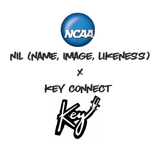 KEYTHECONNECT's tweet image. KEY CONNECT has joined the new collegiate NIL allocation and will be looking to sign collegiate athletes !! More details to come 🔑🔌 #KEYCONNECT #NIL