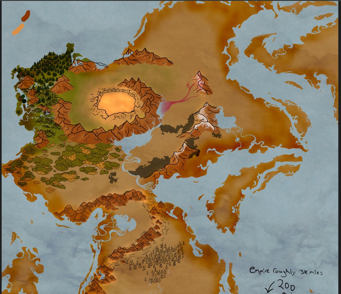 NyxBSomethin's tweet photo. Your infrequent reminder to the #ttrpg and #WritingCommunity that I do fantasy cartography commissions. https://t.co/4PBjph6HVu