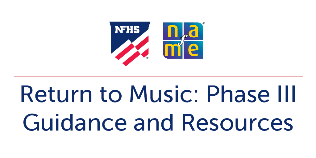 NAfME's tweet photo. The Return to Music Project for Music Educators and Administrators – Plan, Advocate, Keep Music Alive

FREE Resources focused on: Beginning the 2021 School Year from @nafme and @NFHS_Org
Learn more: https://t.co/KBYxX2wJN4 #musiceducation #BacktoSchool #BackTogether https://t.co/gGvIcVCbqI