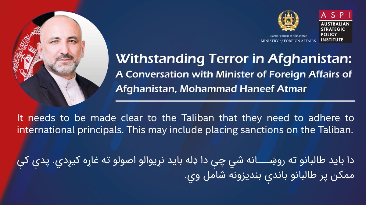 Ministry of Foreign Affairs - Afghanistan 🇦🇫 (@mfa_afghanistan) on Twitter photo 2021-08-11 20:03:01