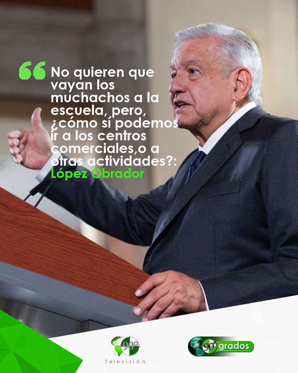 🟢López Obrador, cuestionó a los padres de familia que no quieren que sus hijos regresen a clases presenciales 

#ClasesPresenciales2021 #AMLO #miercoles #Noticias