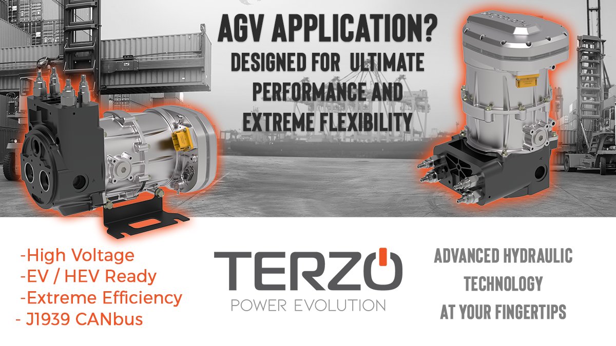 We make hydraulics simple for your next AGV vehicle application.  Give our engineers a call for advanced electro-hydraulic solutions for any application.  terzopower.com #onlyfluidpowercan #agvs #electrohydraulics