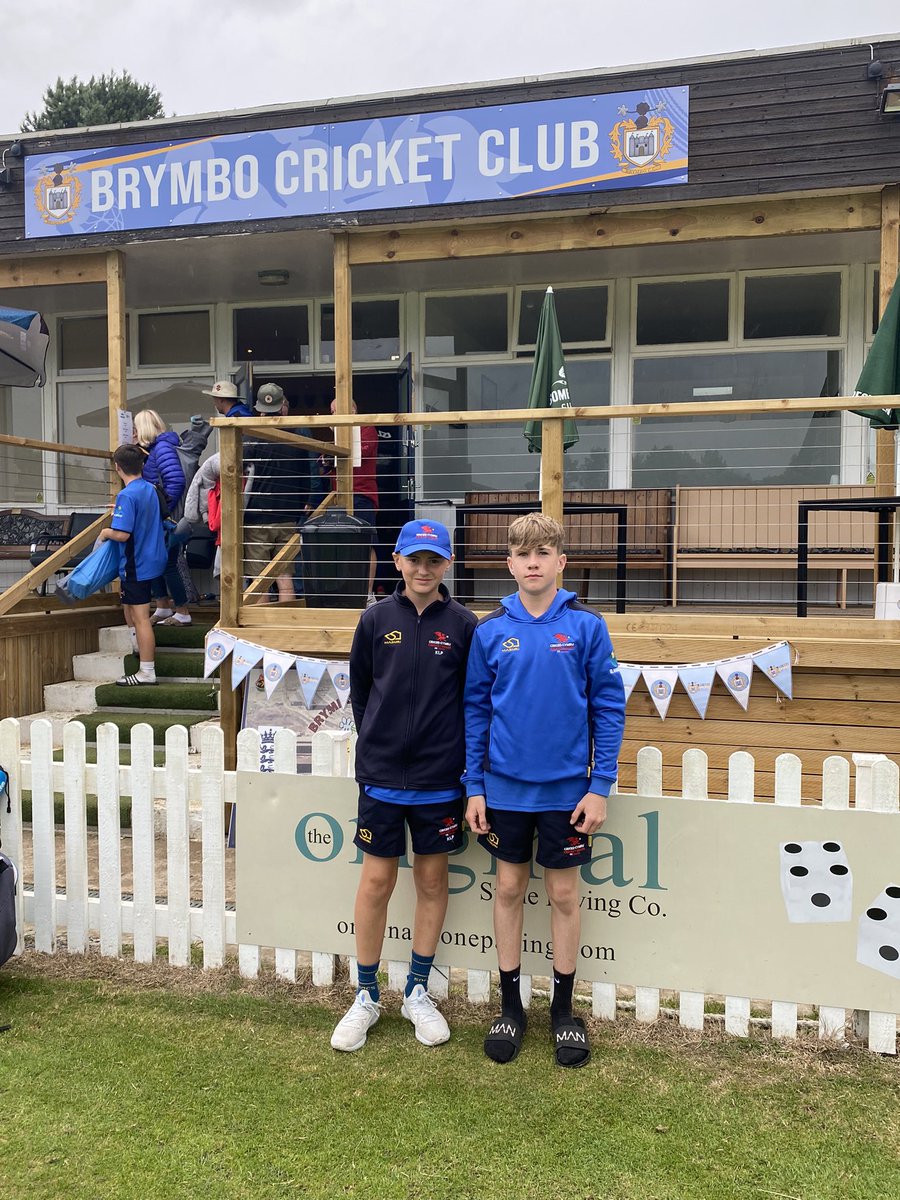 ClydachCC's tweet photo. Congrats to these 2 playing for @cwpathwayS today up North in @brymbocricketclub 

CJ Morgan Captaining the side showing a great display with bat in hand &amp; Koel Palmer showing a good performance with the ball taking 3 Wkts

#UppaClyd #AsOne #Future

💛💙💛💙 https://t.co/AMQDLmB098