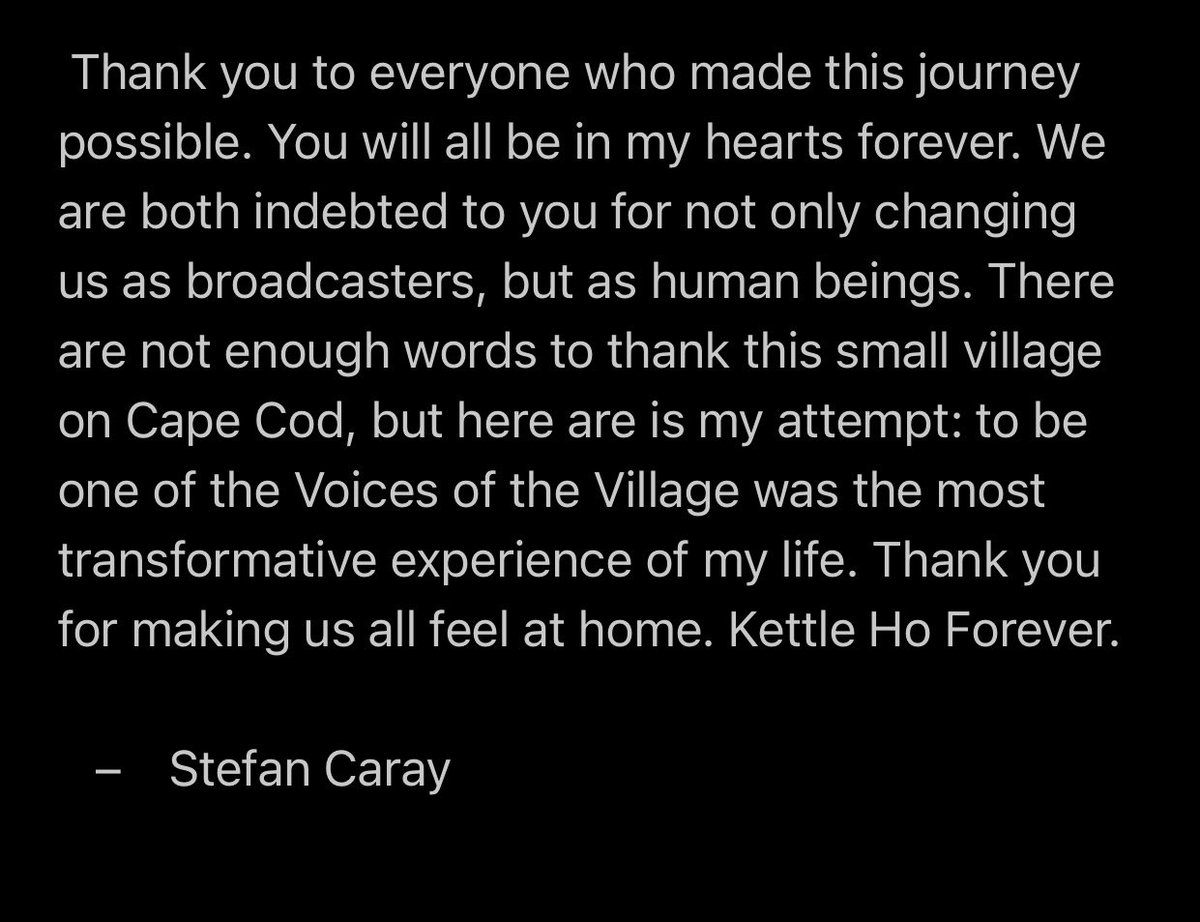 StefanCaray's tweet photo. Thank you, Cotuit. https://t.co/1qhxYQqADu
