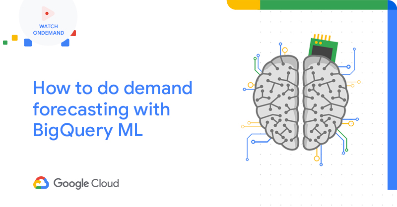 GoogleCloudTech's tweet photo. Learn demand forecasting with #BigQuery ML with @polonglin 

[▶️ ON DEMAND] → https://t.co/kLwaosLBS7 https://t.co/dGPTrzTT3s