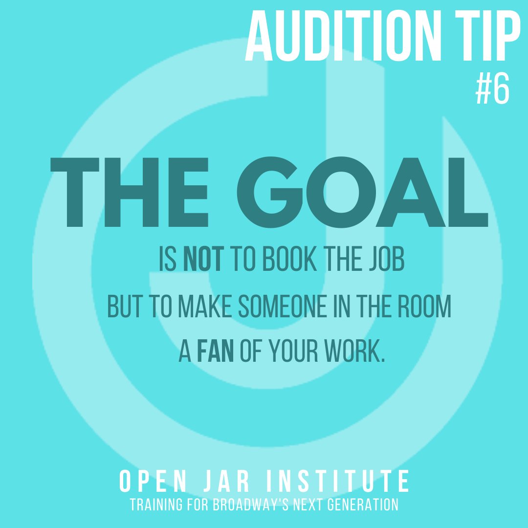 OpenJarNYC's tweet photo. You never know who is in the room and what other projects they're working on! 

#openjarauditiontips #openjarinstitute https://t.co/nmBcn0RZ6T