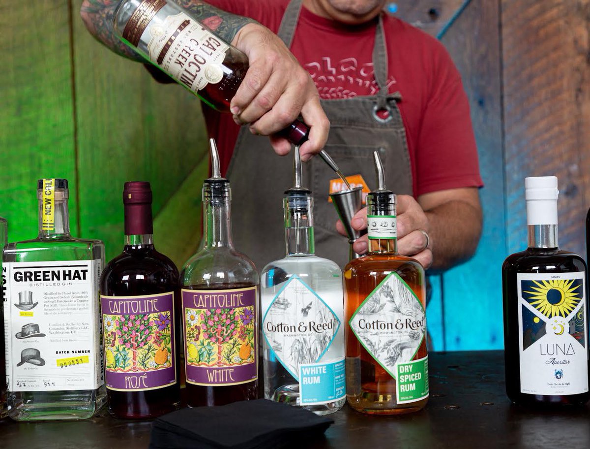 Mess Hall is known for the best local food makers, but did you know our private event bar is also STOCKED with local spirits #madeindc ?? 
Email events@messhalldc.com to plan your next event! #dclocal #dccocktails #dcevents #dcdrinks #drinkdc 📸: @reallyfarrah