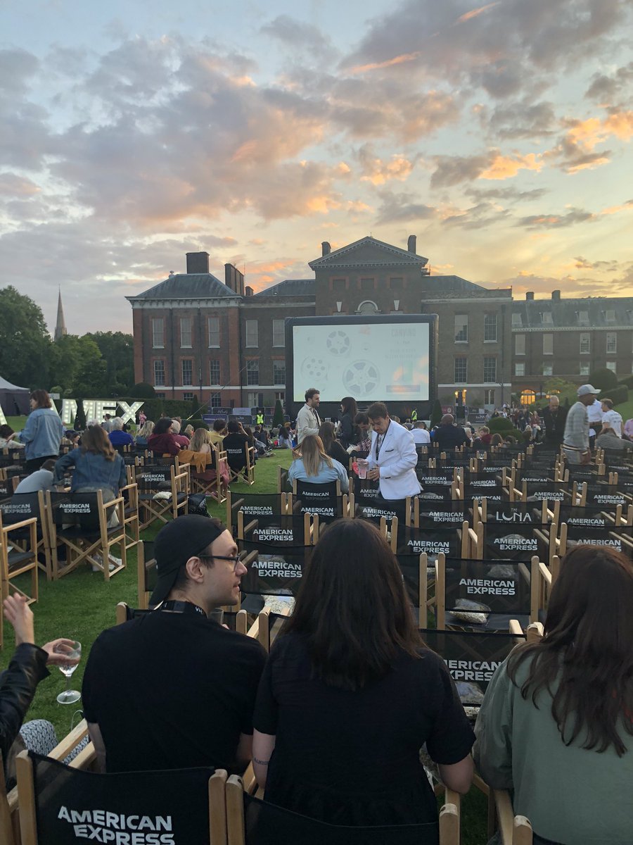 Press night at Kensington Palace with <a href="/TheLunaCinema/">The Luna Cinema</a> to watch ‘Top Gun’ for the first time. Will try not to screech out the lyrics to Danger Zone.