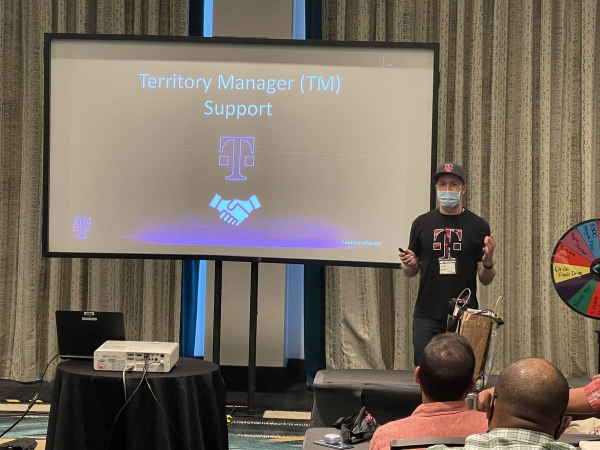 benim1977's tweet photo. Thank you @TMOBrett for your partnership helping present the @TMobile 5G and Magenta Max message to the leadership at our partners at Wireless Advocates. Owning Costco and Military!  @NRSPG_ESeaton @JacksonTingley @mmcmahon09 @ChartierDoug @JonFreier @FrankAkers https://t.co/d077ETeUff