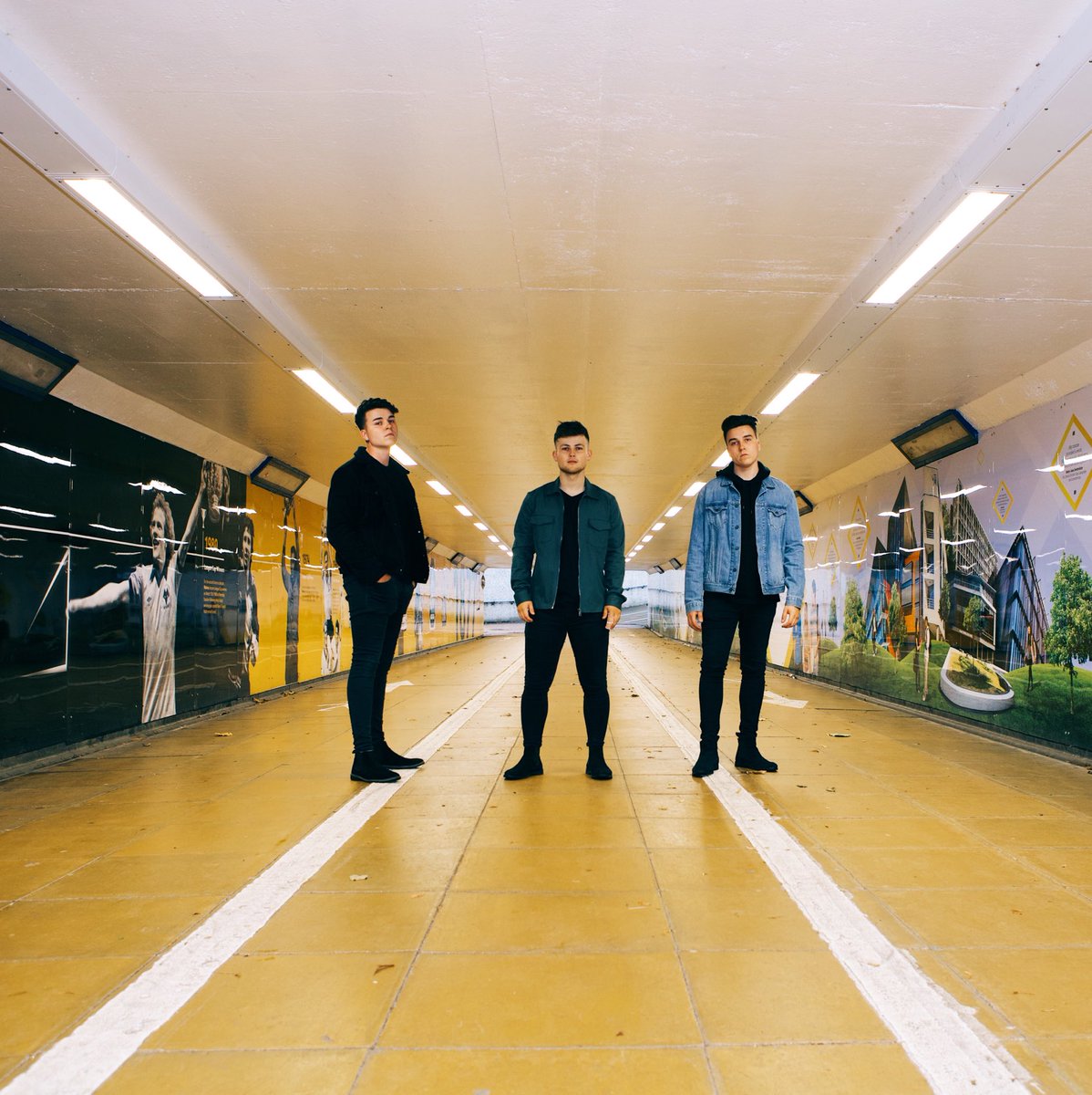 Bright Lights Big City! Massive thank you to our photographer Taylor Wright for our #citylights pre release #photoshoot #wolverhampton #wolves #molineux