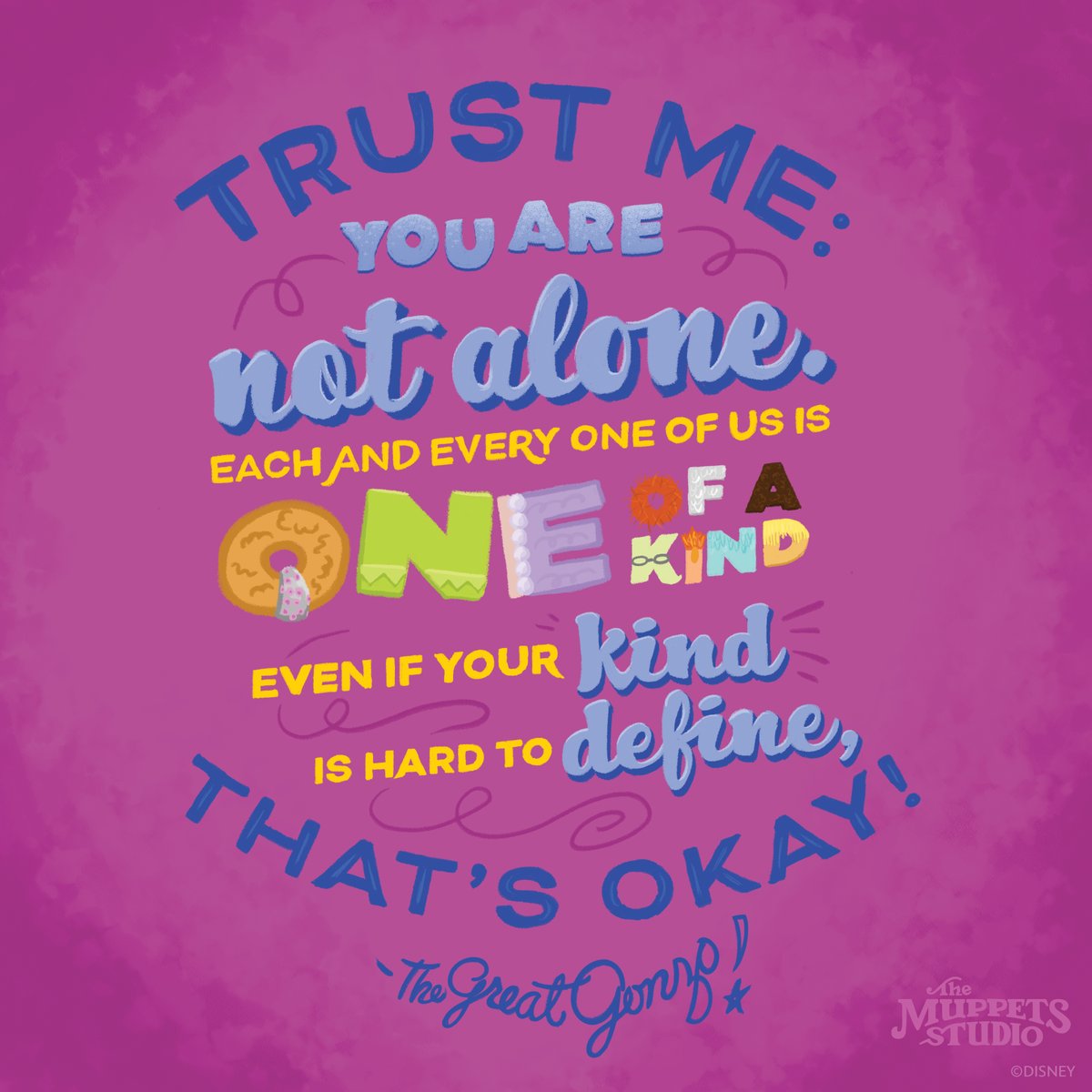 GonzotheGreat's tweet image. Whoever or whatever you want to be is okay by me! (Personally, I prefer to be… whatever.)