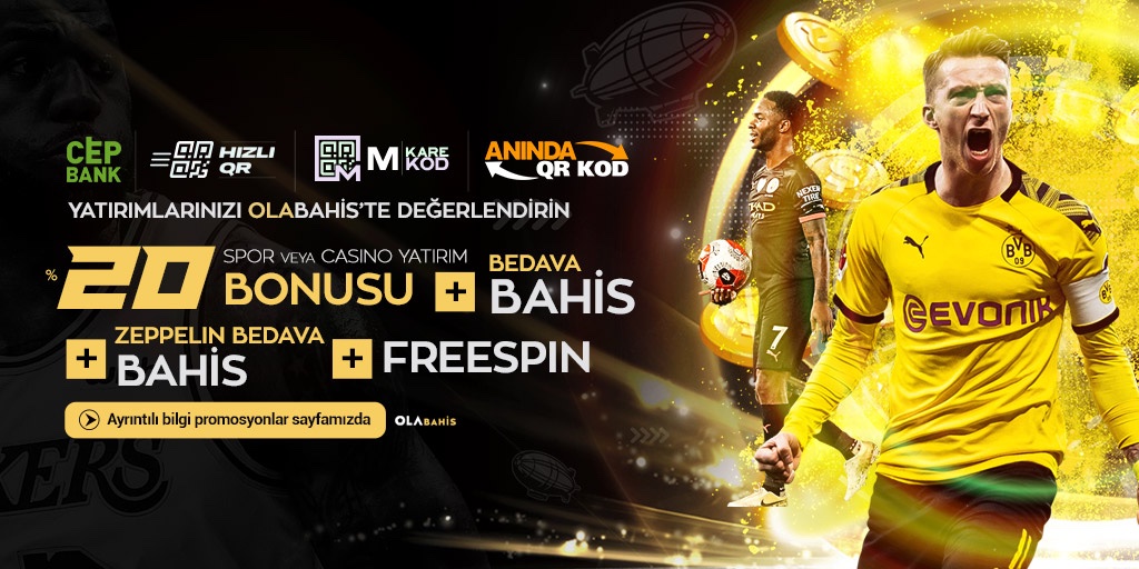 💰 Cepbank yatırımlarınızı #Olabahis 'te Değerlendirin❗

%20 spor veya casino yatırım bonusu 
➕ Bedava Bahis 
➕ Zeppelin Bedava Bahis 
➕ Freespin Fırsatı ❗

#Olabahis ’tesiniz, tadını çıkarın

➡️ Ayrıntılı Bilgi Promosyonlar Sayfamızda;

heylink.me/olabahis