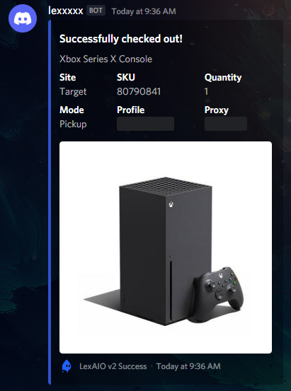 <a href="/Lexus_AIO/">LexAIO</a> is the best! No. Cancels. Period. It doesn't get better than this.
Proxies: @Sole_Proxies 
Server: <a href="/sole_servers/">Sole_Servers</a>