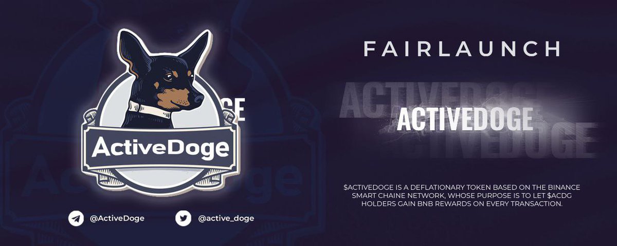 Active_doge's tweet photo. 𝗔𝘂𝗴𝘂𝘀𝘁 13𝘁𝗵 𝟮2:𝟬𝟬 UTC
THE NEXT X100 #Fairlaunch
WITH A WHALE BUBACK SYSTEM, WITH DYNAMICALLY PEGGED AUTO-LIQUIDITY GENERATION, ANTI-SNIPE, AND ANTI-BOT FEATURES. 
Join Us https://t.co/qvMbvdnPdW
#SaveTheDate #BinanceChain #BlockchainGaming #BNB https://t.co/EYpsgx1oge
