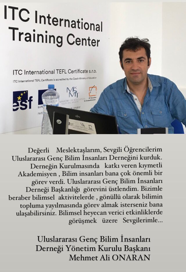 ULUSLARARASI GENÇ BİLİM İNSANLARI DERNEĞİMİZİ KURDUK. TÜRKİYE DE  BİR İLKİ GERÇEKLEŞTİRMENİN MUTLULUĞUNU YAŞIYORUZ. BİLİM VE EĞİTİM GÖNÜLLÜLERİ NİN BAŞIMIZIN ÜZERİNDE  YERİ VAR!...
