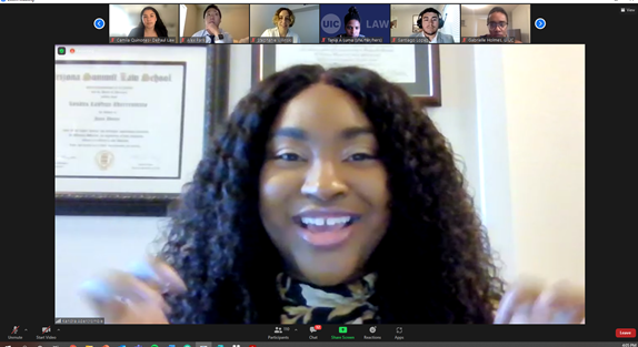 2CivilityOrg's tweet photo. Our DEI Manager @Kendra2Civil closes out day 3 of #Jumpstart2021! #LawSchool #LawStudents #DiversityMatters https://t.co/0BZwzLP6Dl