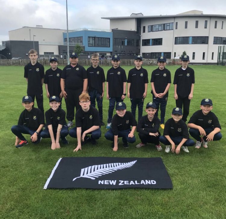 kodoherty1's tweet photo. Eglinton Cricket Club’s U13s who are competing as @BLACKCAPS New Zealand 🇳🇿 in the @NWCricketUnion U13 Mini World Cup 🏆 any retweets would be 👍👍👍🤞😀@JimmyNeesh @MitchellSantner @NeilWagner13 @Tomlatham2 https://t.co/MNihbUPaRq