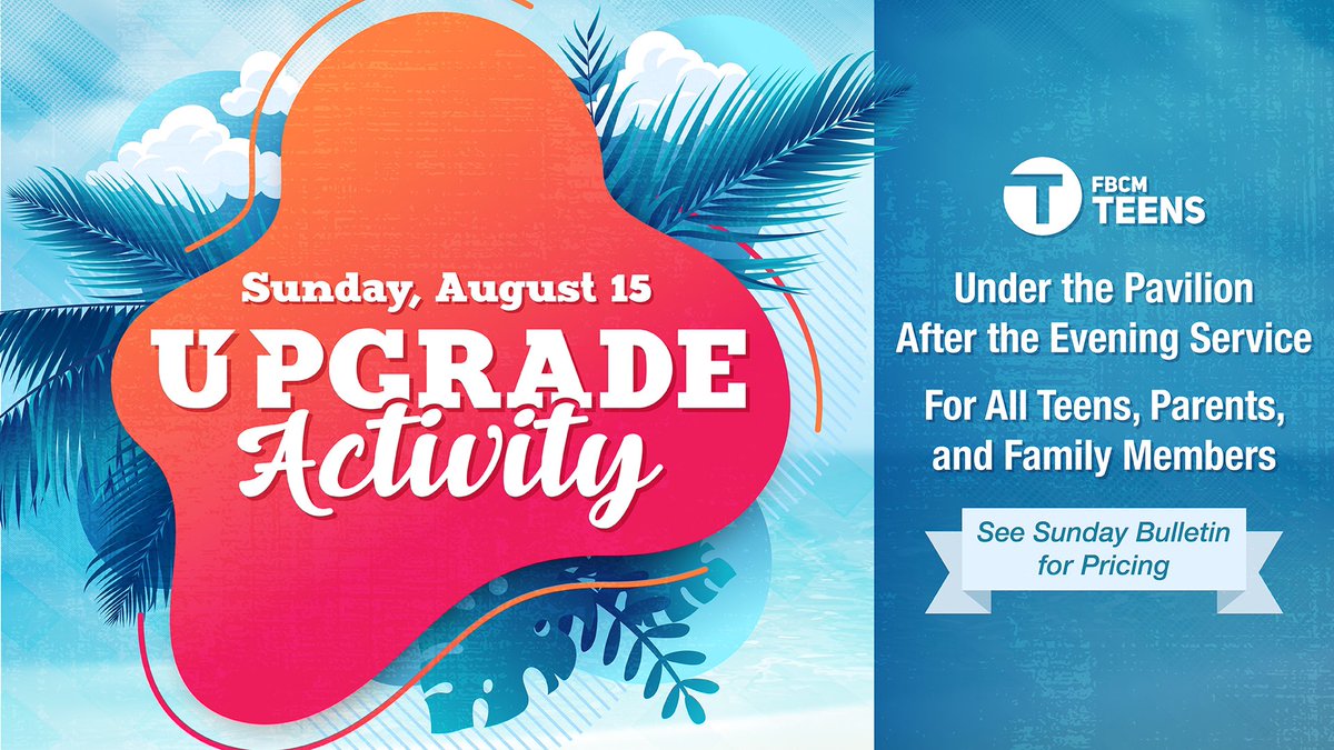 fbcmteens's tweet photo. ⬆️ Upgrade Sunday is here! ⬆️

After the evening service, we’ll be having our Upgrade Activity! This activity is going to “knock” your socks off 😉. We’ve rented 20+ Knockerballs (big inflatable bubbles you run around in) and we’re going to have a blast with them! https://t.co/i4OjapRauC