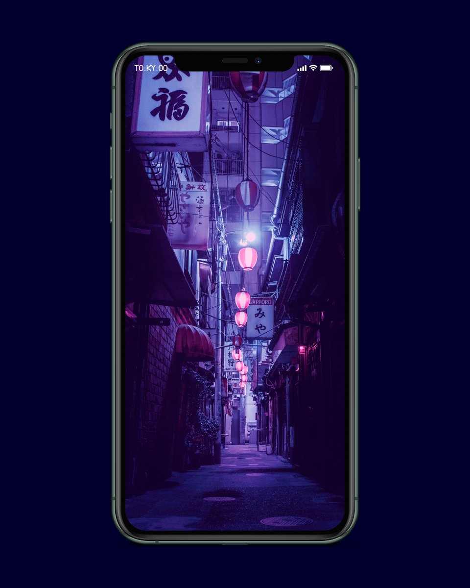 Colorful phone wallpapers of Tokyo at night - with images from Liam Wong's book TO:KY:OO - capturing the beauty of Tokyo at night.