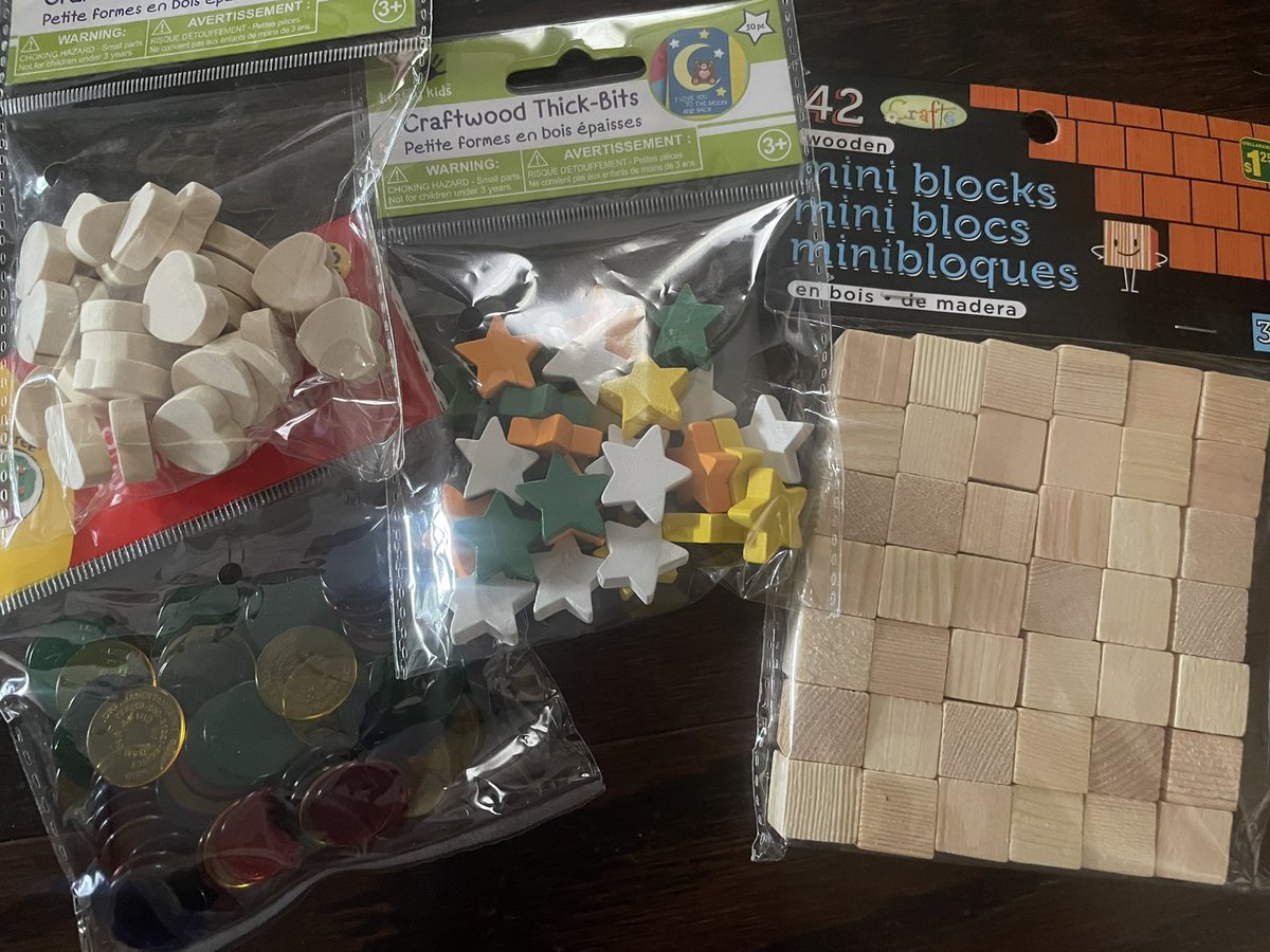 tdsb_d's tweet photo. Picked up some more loose parts to add to my coding kit! Excited to bring this kit to my classroom this coming year!! #ETFOsa21 #OntMathCoding @MelissaSeco @TeachMsPike https://t.co/PB3hM8FNv6