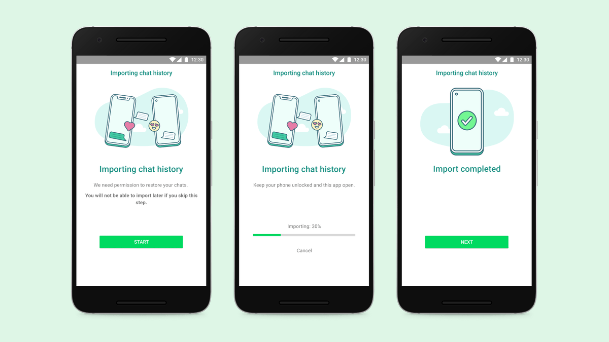 AndroidPolice's tweet photo. WhatsApp finally supports transferring your chat history between iOS and Android, but there's a catch https://t.co/Uxr4quhmg1 https://t.co/EBIhxQZhlR