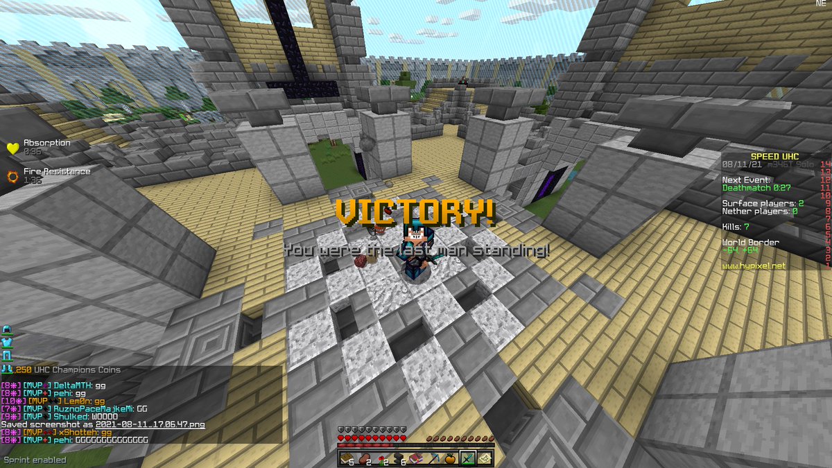 KnightRush2's tweet image. It's been a long and difficult journey with lots of ups and downs, but here I am. I am officially the worlds first player to reach 10,000 Speed UHC wins. This is an accomplishment of years in the making and today it is finally over.