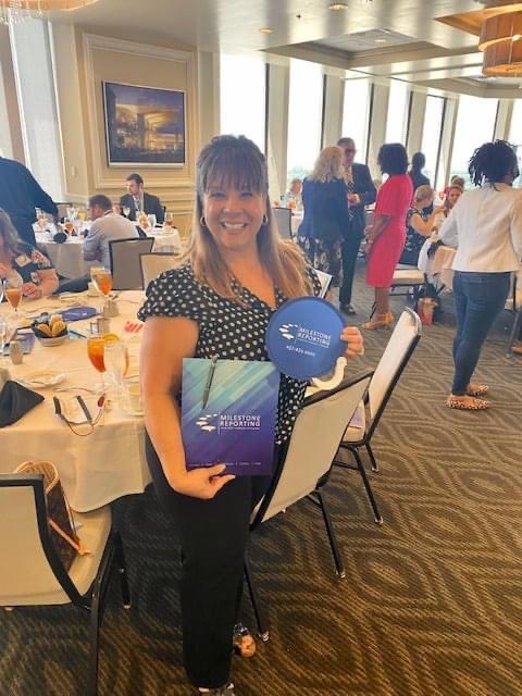 CFAWLOrlando's tweet photo. Appreciation post!!! Shout out to our GOLD annual sponsor @CourtReporterFL … they sent Evelyn to our August luncheon to tell us about #cfawl member deals… and they’re on #twitter!  So many reasons to love ❤️ https://t.co/vpNdUO9pMW