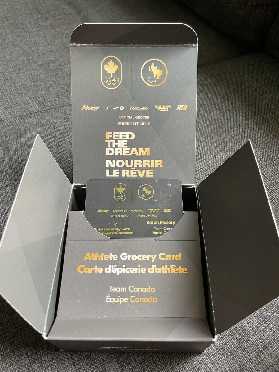 Truly amazing!! Huge thank you to <a href="/sobeys/">Sobeys</a> for being the official grocer of #TeamCanada and sponsoring Olympic and Paralympic athletes👏🏼🇨🇦 #FeedTheDream