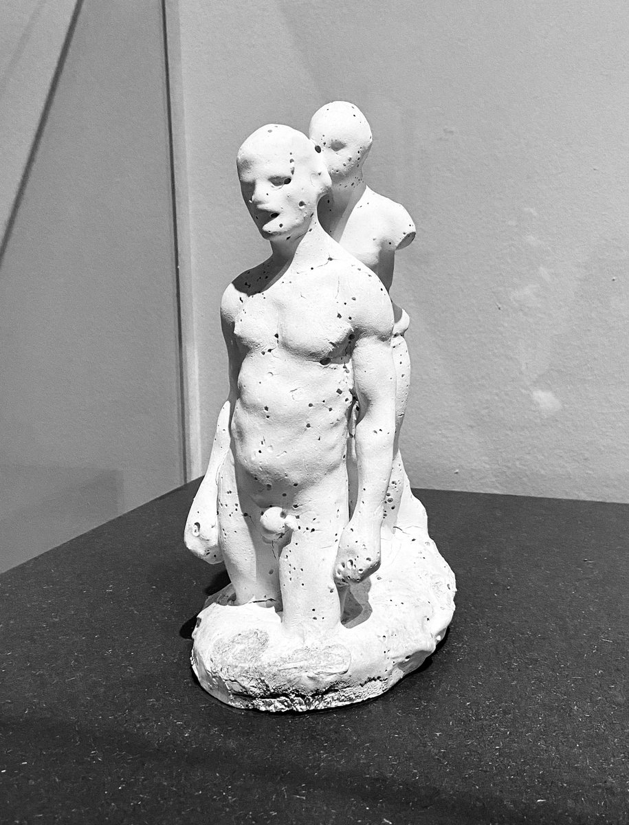 Loved this depiction by Rodin of ‘a man and his thought’ <a href="/Tate/">Tate</a>. Many psychology/ philosophy perspectives invite us to look at thoughts as separate entities- voices in the back of our mind -to which we can learn to relate.