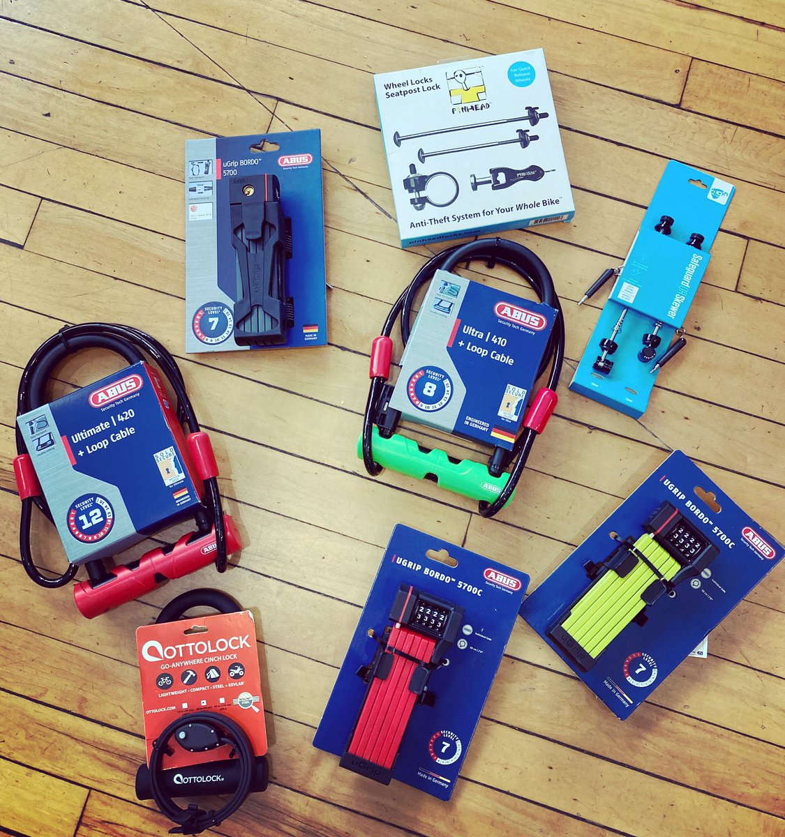 ZiggysCycleKW's tweet photo. Locking your trusty stead is vital!
Here are some great brands that will help you retain your ride 🔐
@ABUS_Cycling_US
@PinheadLock
@OTTODesignWorks
#bikelock #abus #pinheadlocks #ottolock #lockyourbike #biketheftprevention https://t.co/g4HA0bnRWB