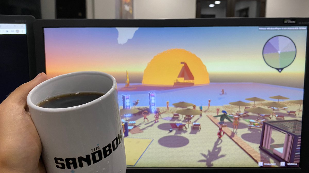 🍹 It's still hot outside! 

Who wants a fresh cup of <a href="/TheSandboxGame/">The Sandbox</a>?

🏝️ There are only 166,464 LANDs. We might bump into each other and have a drink in the Metaverse at some point...

#Metaverse #NFTs #gamedesign