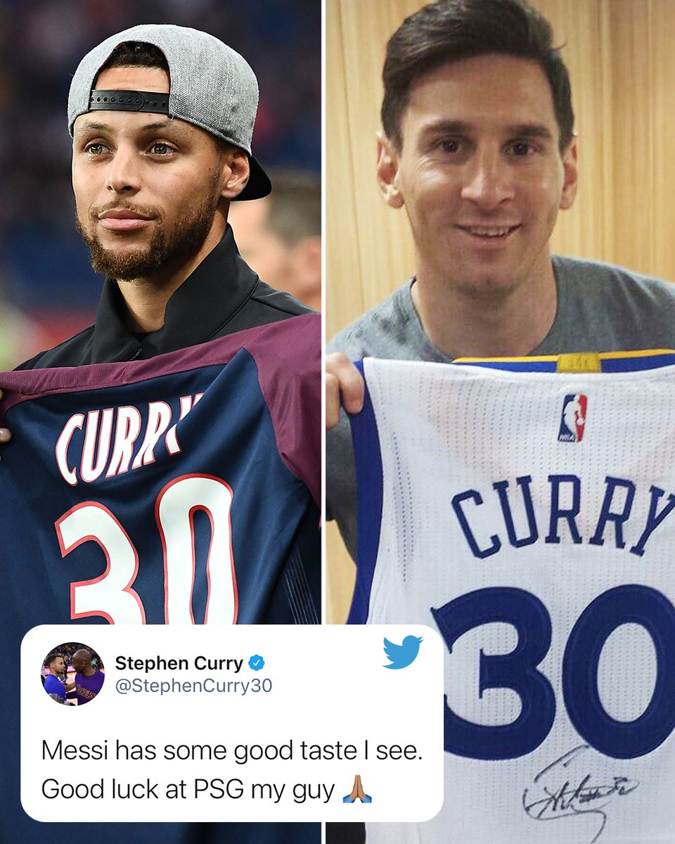 Stephen Curry's message to Messi surprised at PSG