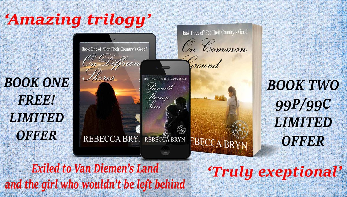 Joni Martins, author (@jonimartins3) on Twitter photo RT <a href="/RebeccaBryn1/">Rebecca Bryn</a>: LAST DAY #FREE AND DISCOUNTED TRILOGY mybook.to/FTCGtrilogy 'truly exceptional' exiled to Van Diemn's Land and the girl he left behind. A tale of unbreakable love that spans oceans and decades. #CoPromosRT #IARTG RT <a href="/RebeccaBryn1/">Rebecca Bryn</a>: LAST DAY #FREE AND DISCOUNTED TRILOGY mybook.to/FTCGtrilogy 'truly exceptional' exiled to Van Diemn's Land and the girl he left behind. A tale of unbreakable love that spans oceans and decades. #CoPromosRT #IARTG