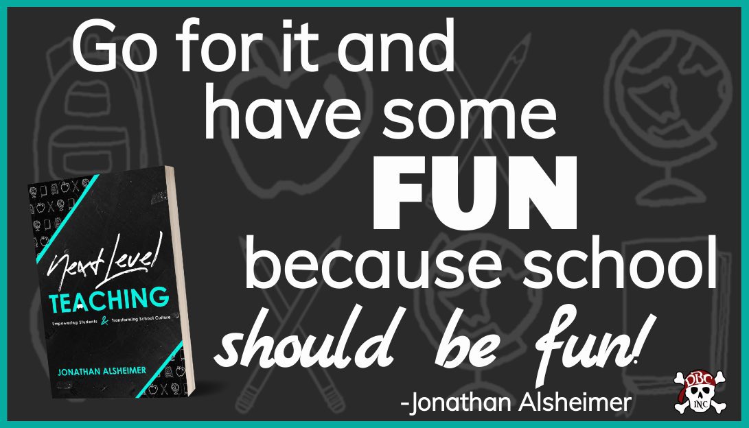 Relationships and Student Engagement are key. 

When we build an environment where students are having FUN and fully engaged in the classroom experience everybody wins. 

Amazon Books 📚 amazon.com/Next-Level-Tea…
#NextLevelTeaching #DBCincBooks