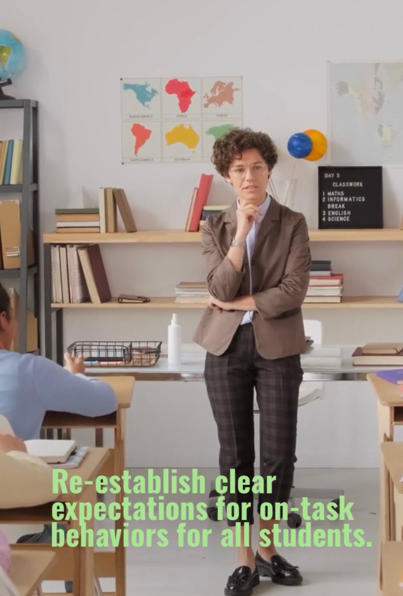 A solution that we have found works is a positive rewards project (PRP) based on some key principles:
- Re-establishing clear expectations 
- Setting a timer 
- Rewarding students when they achieve a certain percentage (85%) of “on-task”.

👉 blindmule.org/behavior-suppo…