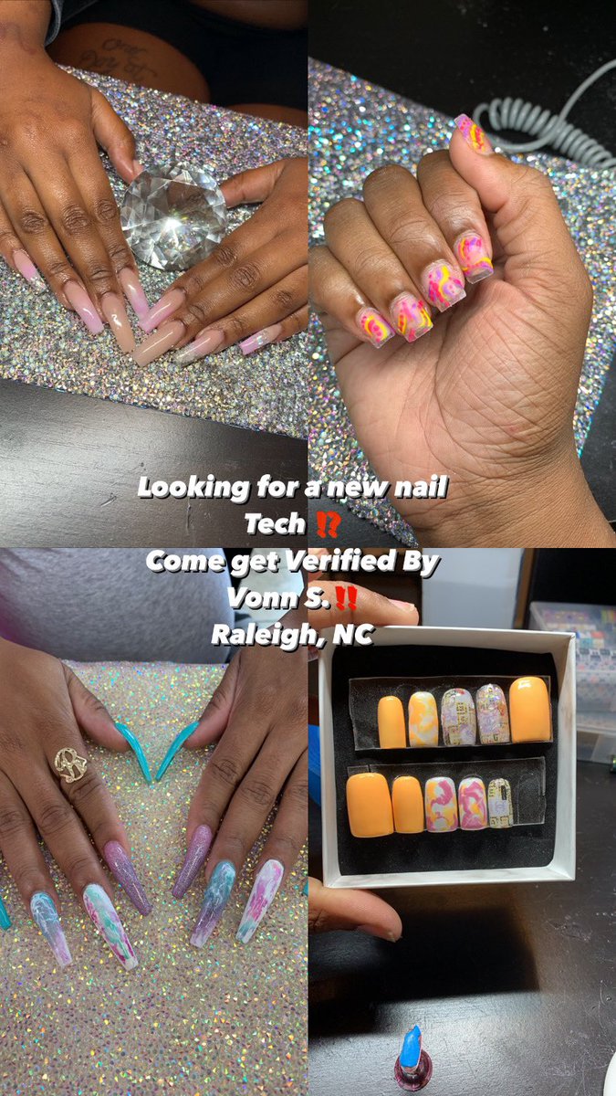 Vonnxv's tweet photo. ‼️‼️ATTENTION ‼️‼️ 
Looking for a new nail tech ? I am a Raleigh nail tech looking to build my clientele. I could be the perfect nail tech for you or a friend on your timeline  so please RETWEET‼️‼️‼️ 

 #raleighnailtech #durhamnails #durhamnailtech https://t.co/Sa5Nt2GzkY