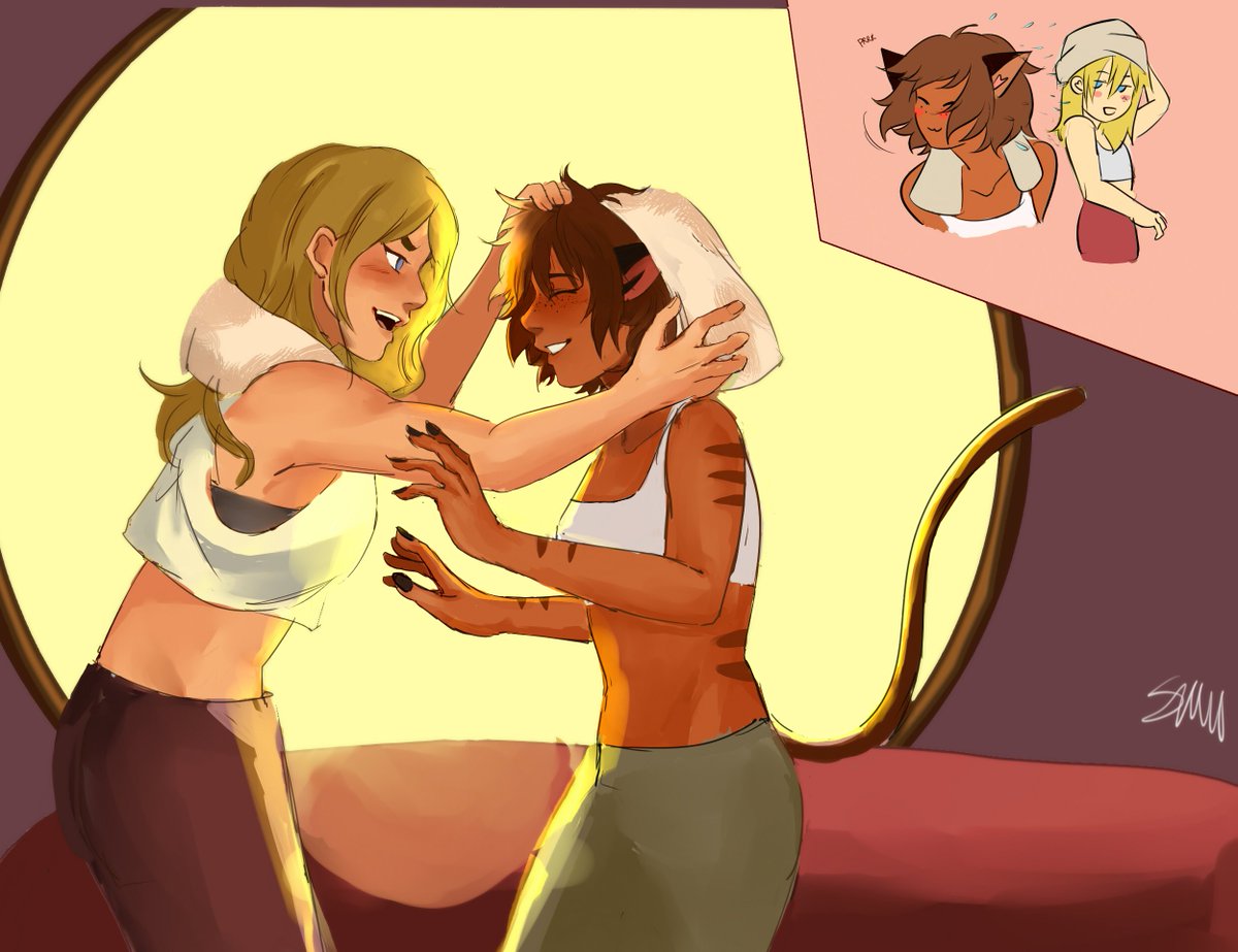 snowyplumes's tweet photo. Ruffle the (brat) cat  
#catdora #adora #catra #spop #catradora https://t.co/WNX7lIFvLH