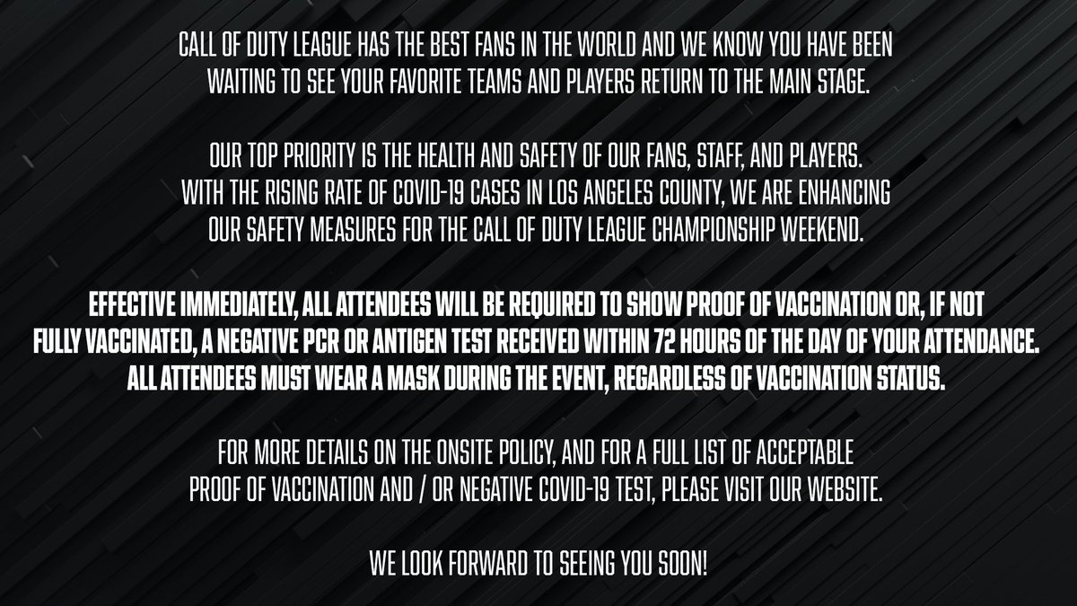 Call of Duty League (@codleague) on Twitter photo 