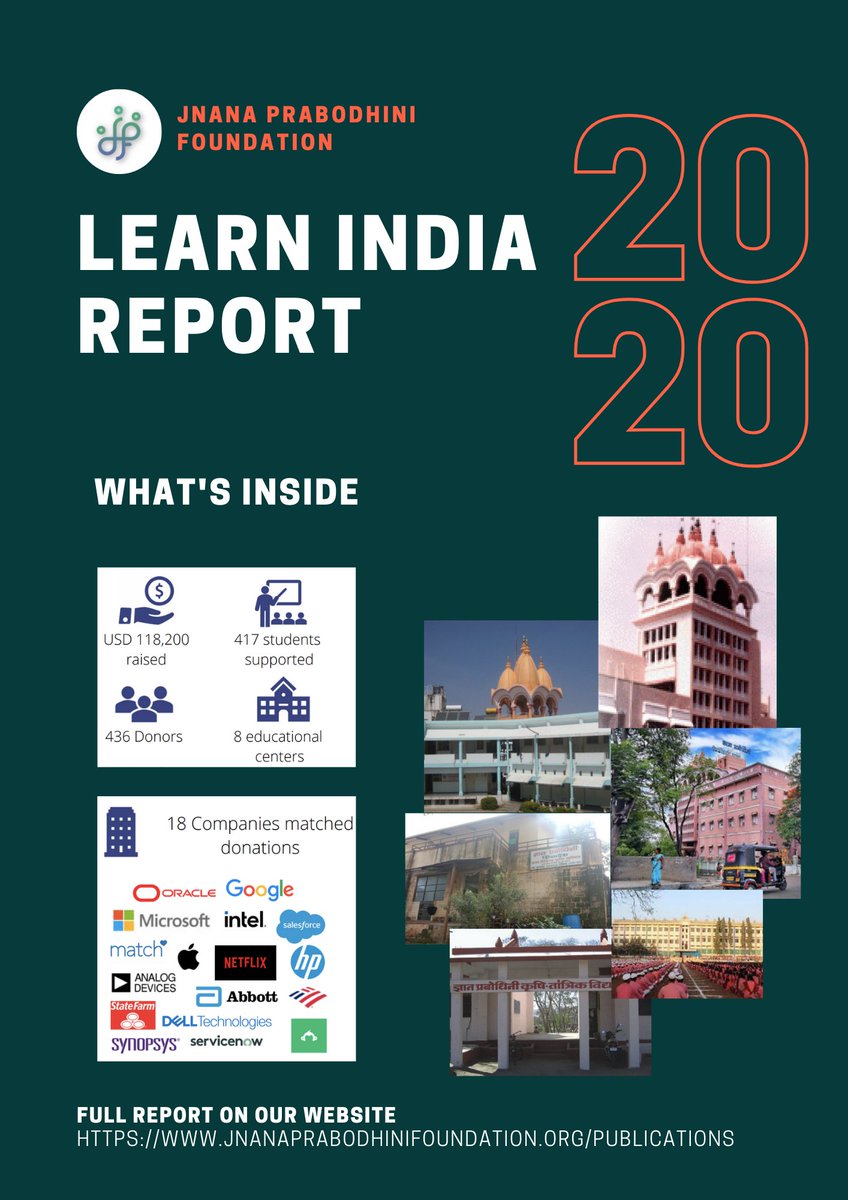 SupportJPF's tweet photo. Learn India Campaign 2020 - Report
On the occasion of the JPF anniversary and our gratitude week, we are delighted to present to you, the Learn India Campaign 2020 report. Here is a sneak peek, we encourage our patrons to visit our website to read the full report.
#supportJPF https://t.co/ndaSBDBVIk