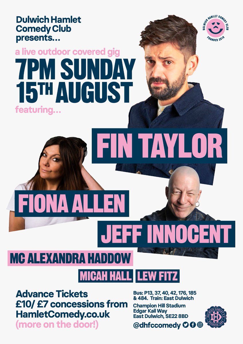 HamletComedy's tweet image. PLEASE RETWEET

Everyone deserves a laugh but not everyone can afford a night out at the moment. So we’ve some free tickets for our Sunday gig if you’re skint. 

Please DM us if that’s you, no questions asked. We’ll even buy you a few drinks #dhfc 

hamlet-comedy.designmynight.com